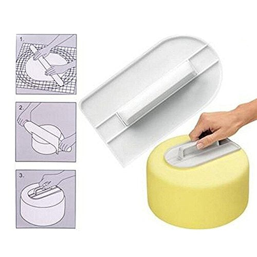 2 PCS Fondant Smoothing Tool Cake Decorate Smoother Polisher 14.5 x 8cm (2 Count)