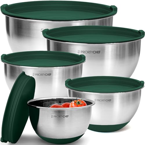 Premium Mixing Bowls With Airtight Lids Set