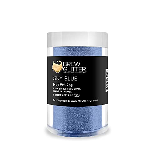 Sky Blue BREW GLITTER Edible Glitter For Drinks