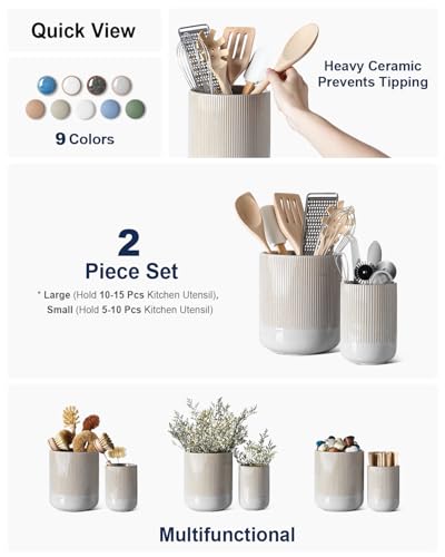 Utensil Holder for Kitchen Counter (2 Count)