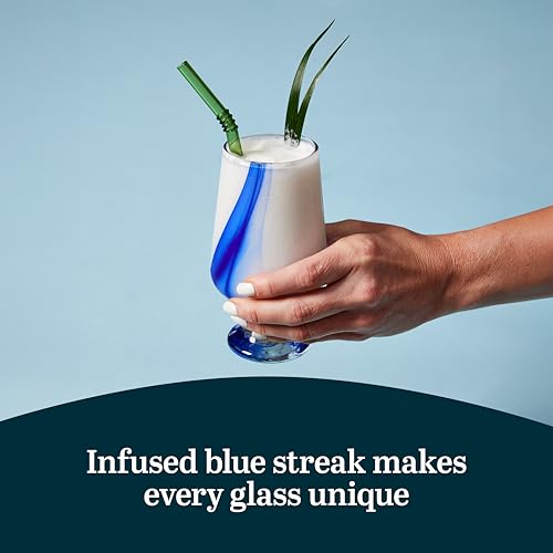Blue Ribbon Goblet Glasses (8 Count)
