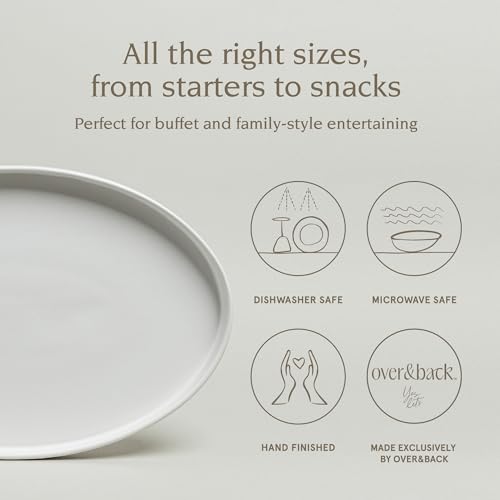 Over&Back Stackable Stoneware Serving Platter