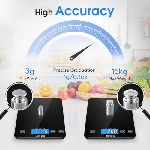 33lb Kitchen Scale 0.1oz Precision