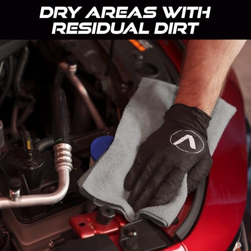 Utility and Drying Microfiber Towels for Cars 24 x 24 Inch (12 Count)