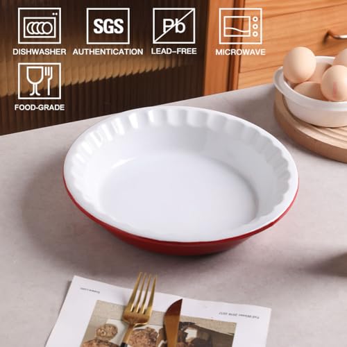 Sweejar Ceramic 10.4 Inch Pie Pan
