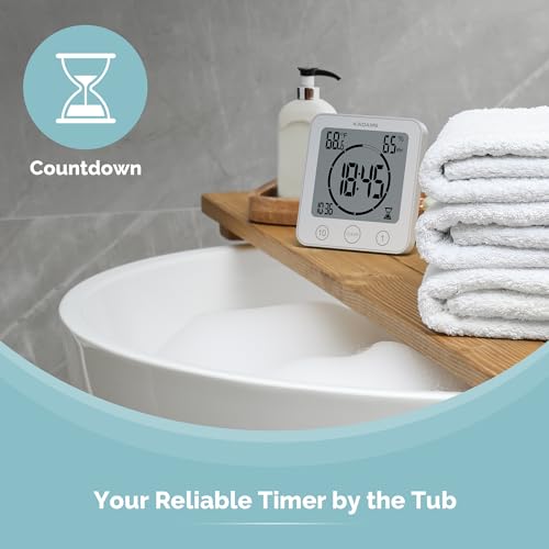 Shower Clock Waterproof Bathroom Timer