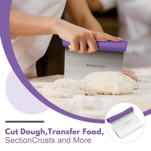 Multi Purpose Stainless Steel Bench Scraper Dough Blender & Pastry Cutter