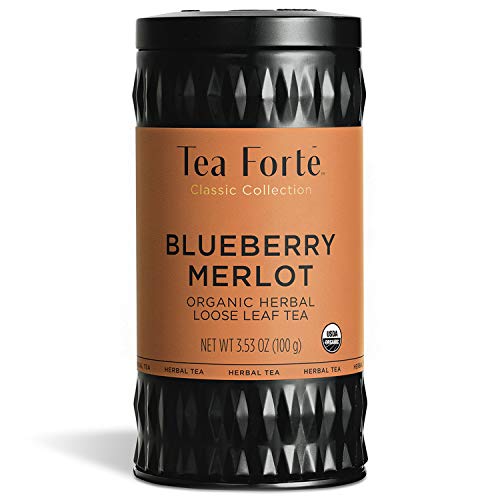 Blueberry Merlot Premium Organic Loose Leaf Caffeine (3.53 Ounce)