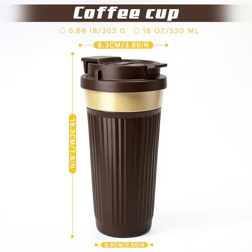 Vacuum Insulated Stainless Steel Travel Coffee Mug