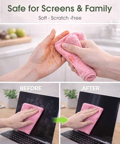 Microfiber Cleaning Cloth Roll (100 Count)