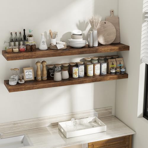 12 Inch Deep Floating Shelves (2 Count)