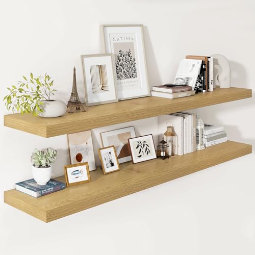 Deep Floating Shelves 55x12” Set of 2 (2 Count)