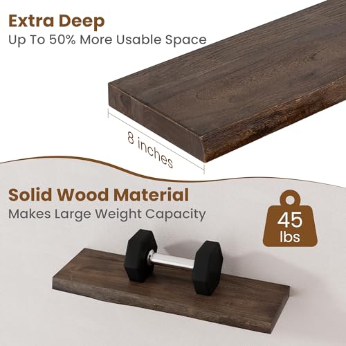 Floating Shelves for Wall Decor (2 Count)