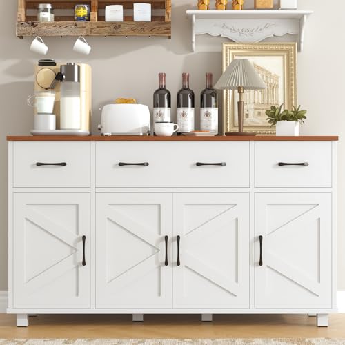 55" Sideboard Buffet Cabinet with Storage
