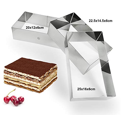 NewlineNY Stainless Steel Cake Mousse Ring Molding Forming