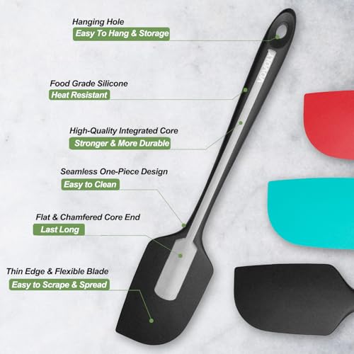 Silicone Spatula for Kitchen (3 Count)