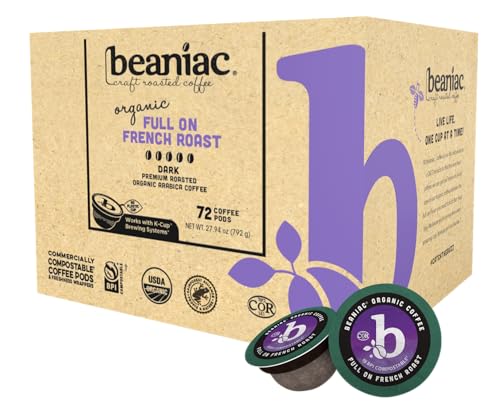 Organic Full On French Roast (72 Count)