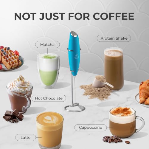 Powerful Milk Frother Wand With Duracell Batteries