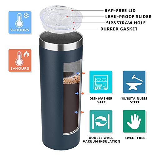 20 oz Skinny Tumblers Bulk Set (4 Count)