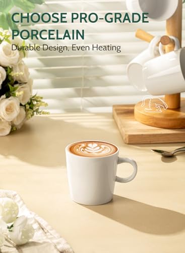 5oz Porcelain Espresso Cups Set of 4 (4 Count)