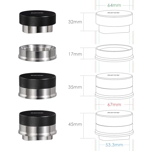 54mm Dosing Funnel & Gravity Distributor Fits Breville Portafilters