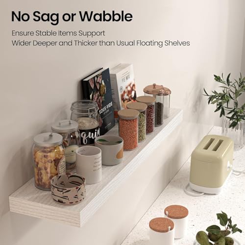30" Floating Shelves for Wall (2 Count)