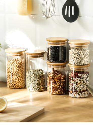 17oz Glass Food Storage Jars (12 Count)
