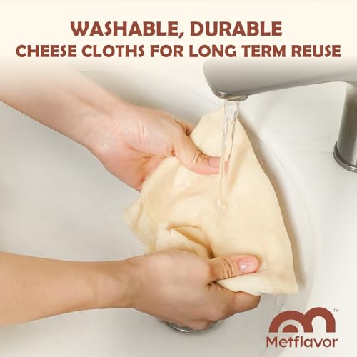 20Pcs Unbleached Cheese Cloths for Straining 20x20Inch Reusable Value Pack
