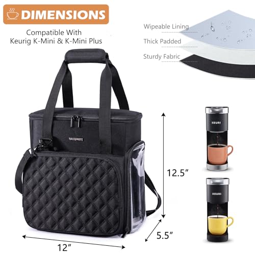Coffee Maker Travel Bag Compatible with Keurig K