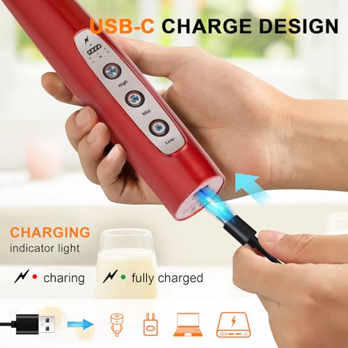 Handheld Milk Frother Wand for Coffee