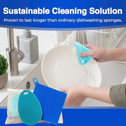 Silicone Dish Sponge Dish Scrubber