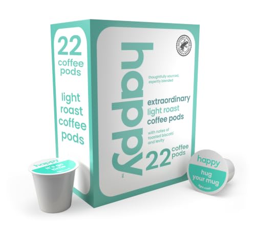 Happy Coffee Light Roast Coffee Pods (22 Count)