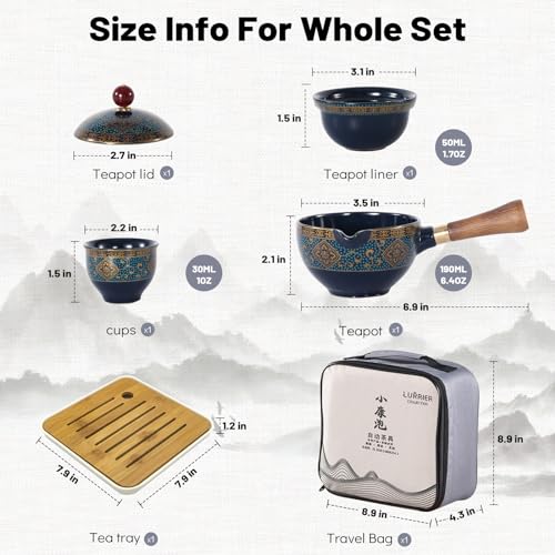 Porcelain Chinese Gongfu Tea Set