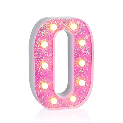 Pink Light up Letters (4.2329 Ounce)
