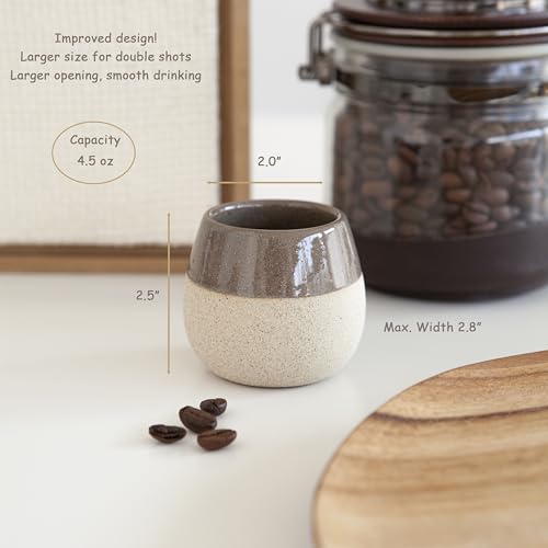 Ceramic Espresso Cups Set of 4 (4 Count)