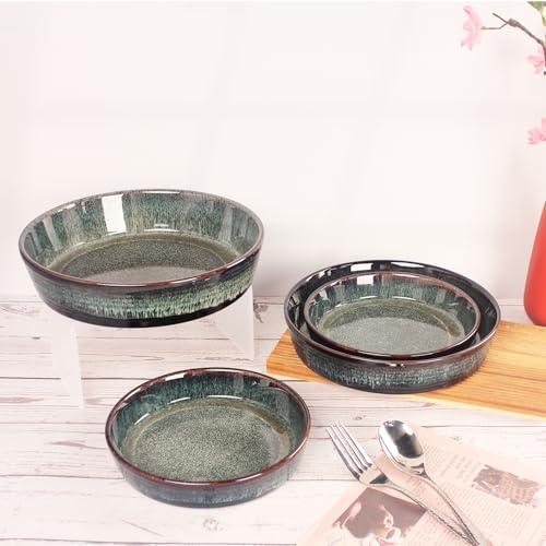Ceramic Pie Pan Quiche Baking Dish Set of 2 (2 Count)