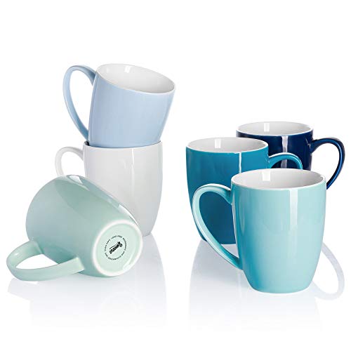 Porcelain Coffee Mugs (6 Count)