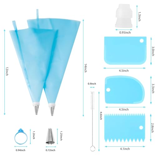 Piping Bags and Tips Set