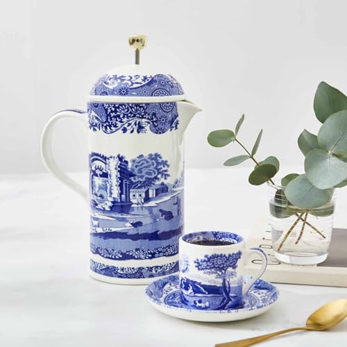 Blue Italian French Press