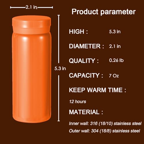 Mini Thermos Cute Water Bottle