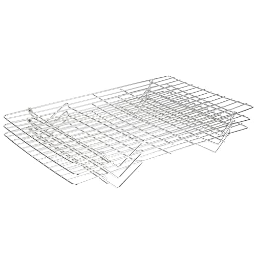 Met Lux 15.7 x 9.8 x 8.3 Inch Wire Baking Rack Set