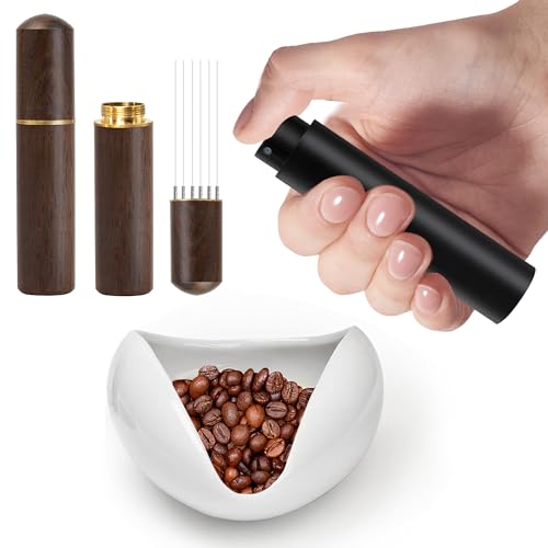 Coffee Bean Dosing Cup with RDT Spray Bottle and 6 (3 Count)