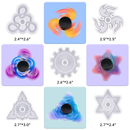 Fidget Spinner Silicone Resin Mold Kit