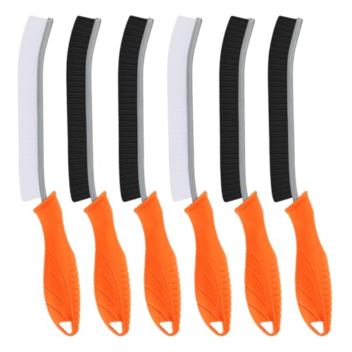 6Pcs Hard Bristle Crevice Cleaning Brush