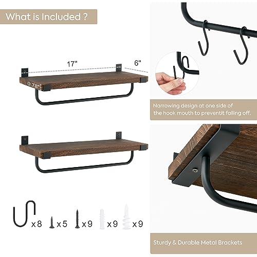 Coffee Bar Shelves (2 Count)