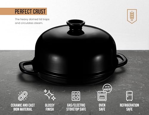 Bread Oven with Lid and Handles