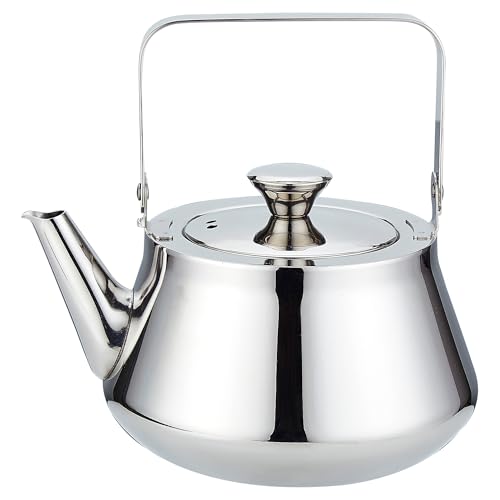 1.6 Quart stainless steel teapot with Infuser A modern