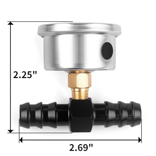 Universal 0 100psi Fuel Pressure Gauge 1