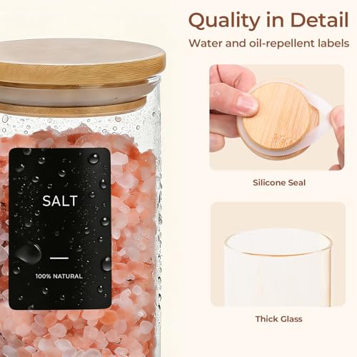 Glass Spice Jars 4oz 16 Pack (16 Count)