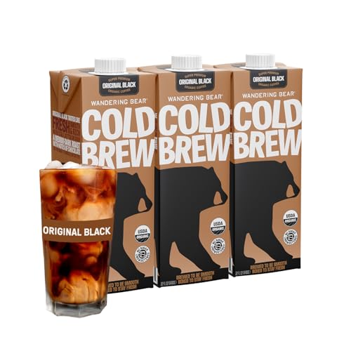 Organic Straight Black Cold Brew Coffee (96 Fl Oz)